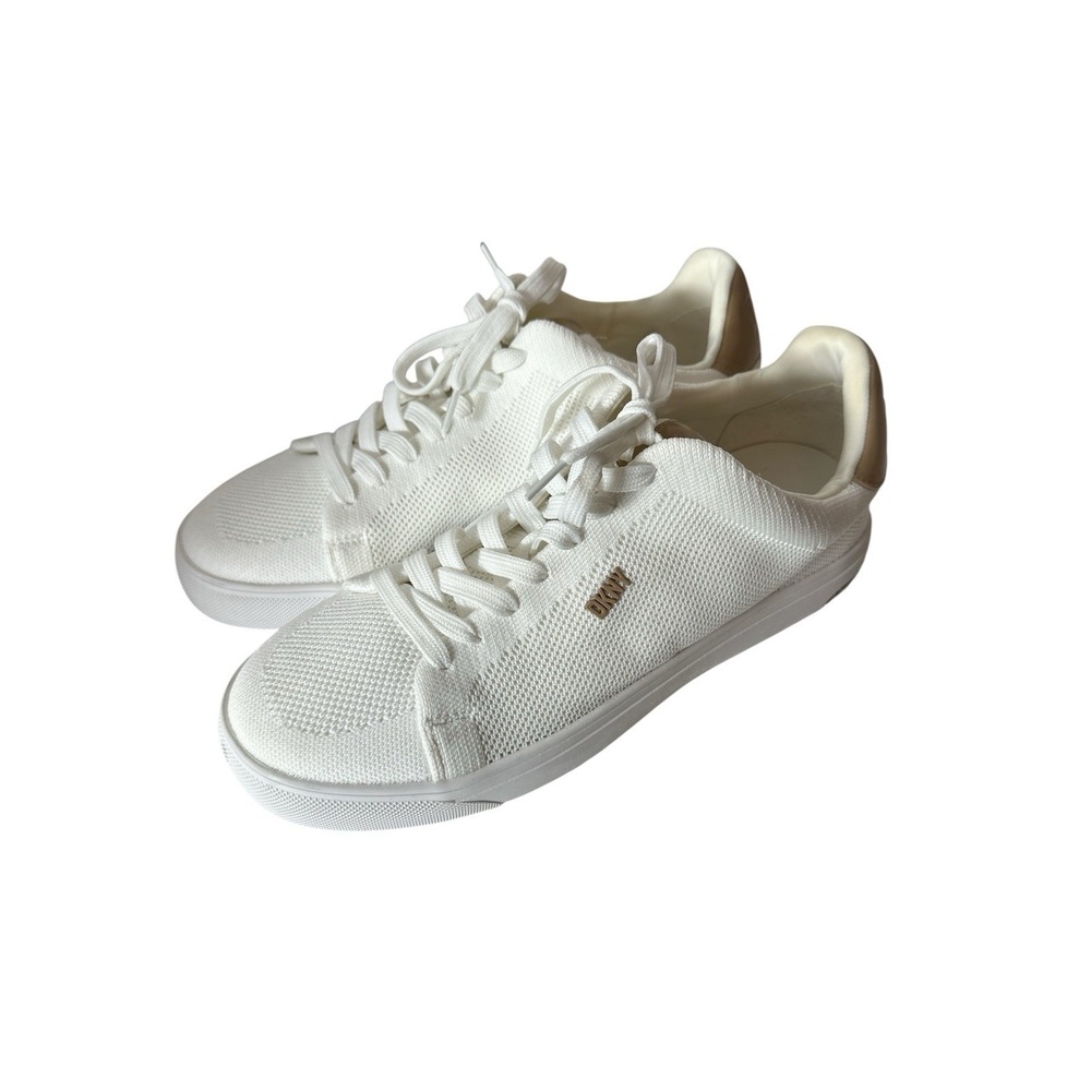 DKNY Sneakers Women's Size 9 M White Classic - Picture 2 of 9